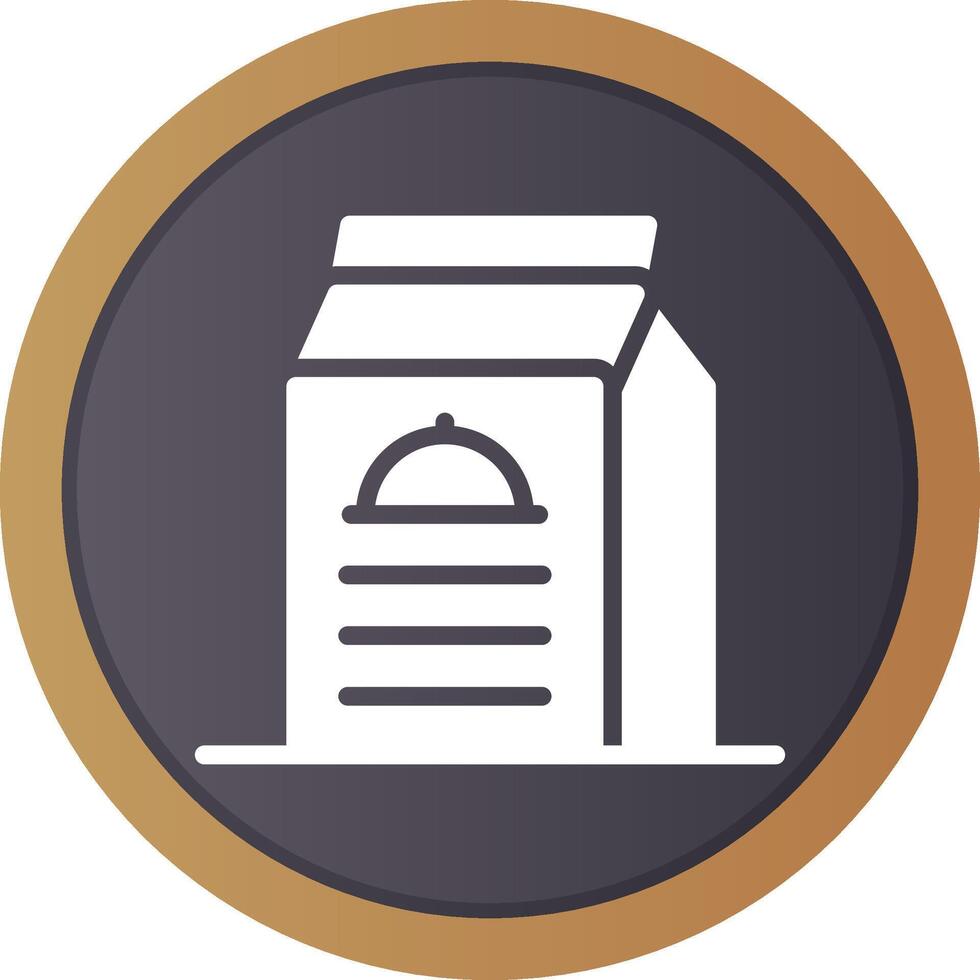 Prepackaged Food Creative Icon Design vector