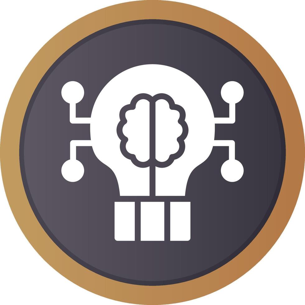 Deep Learning Creative Icon Design vector