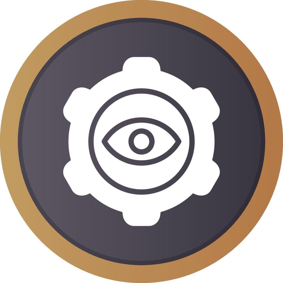 Eye Setting Creative Icon Design vector
