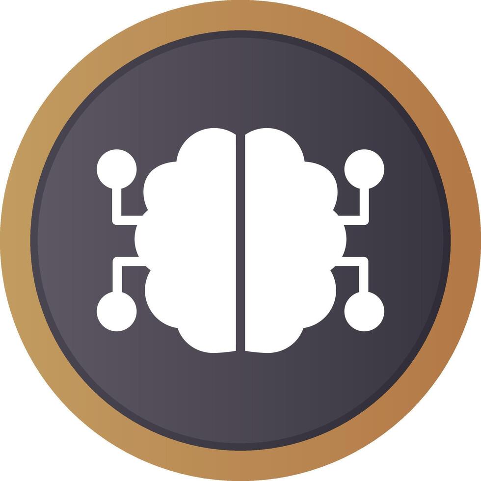 Neurons Circuit Creative Icon Design vector