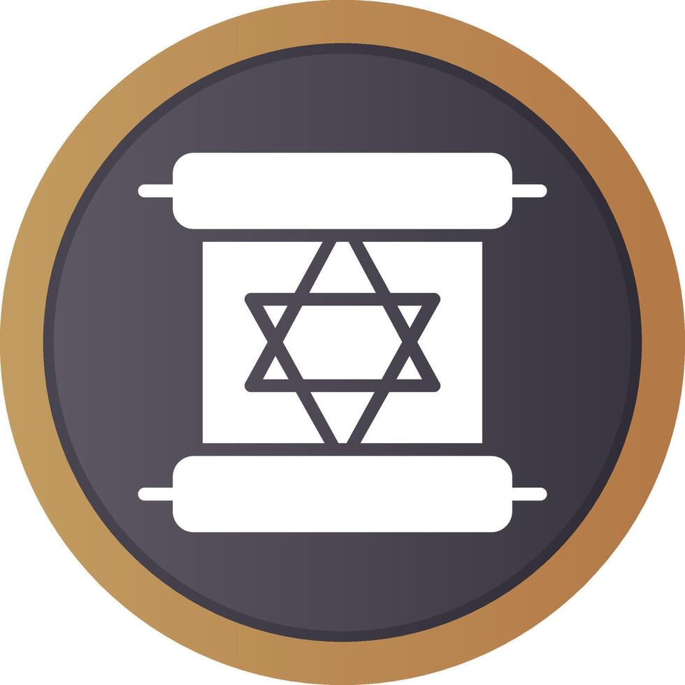 Scroll torah Creative Icon Design vector