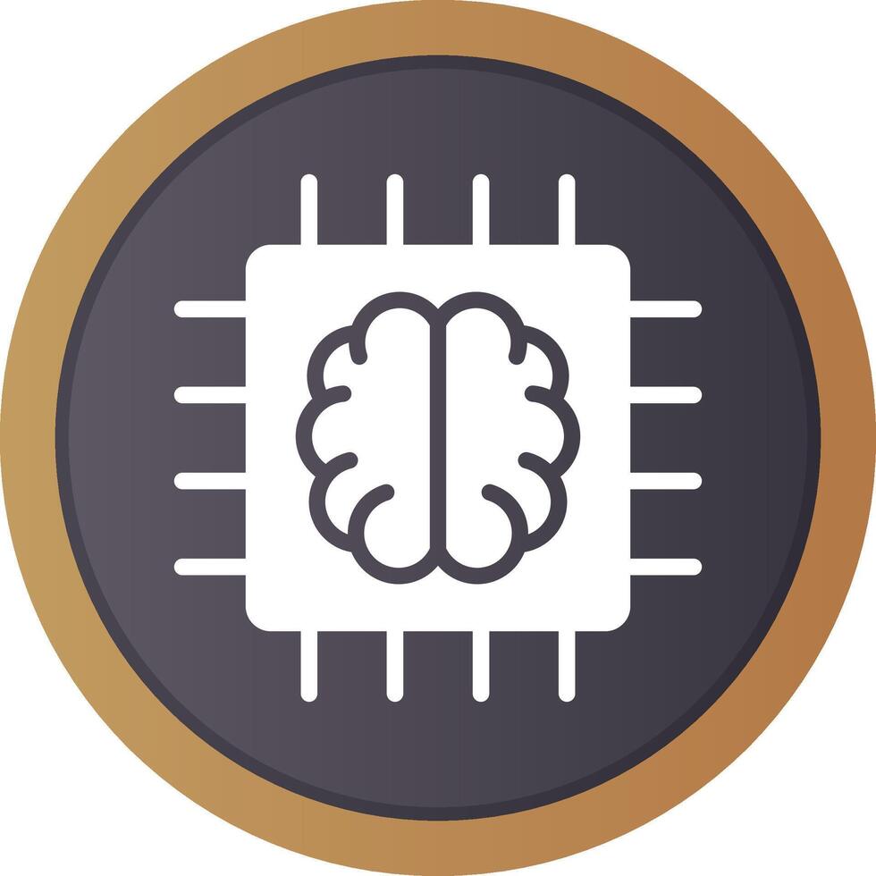 Super Brain Creative Icon Design vector