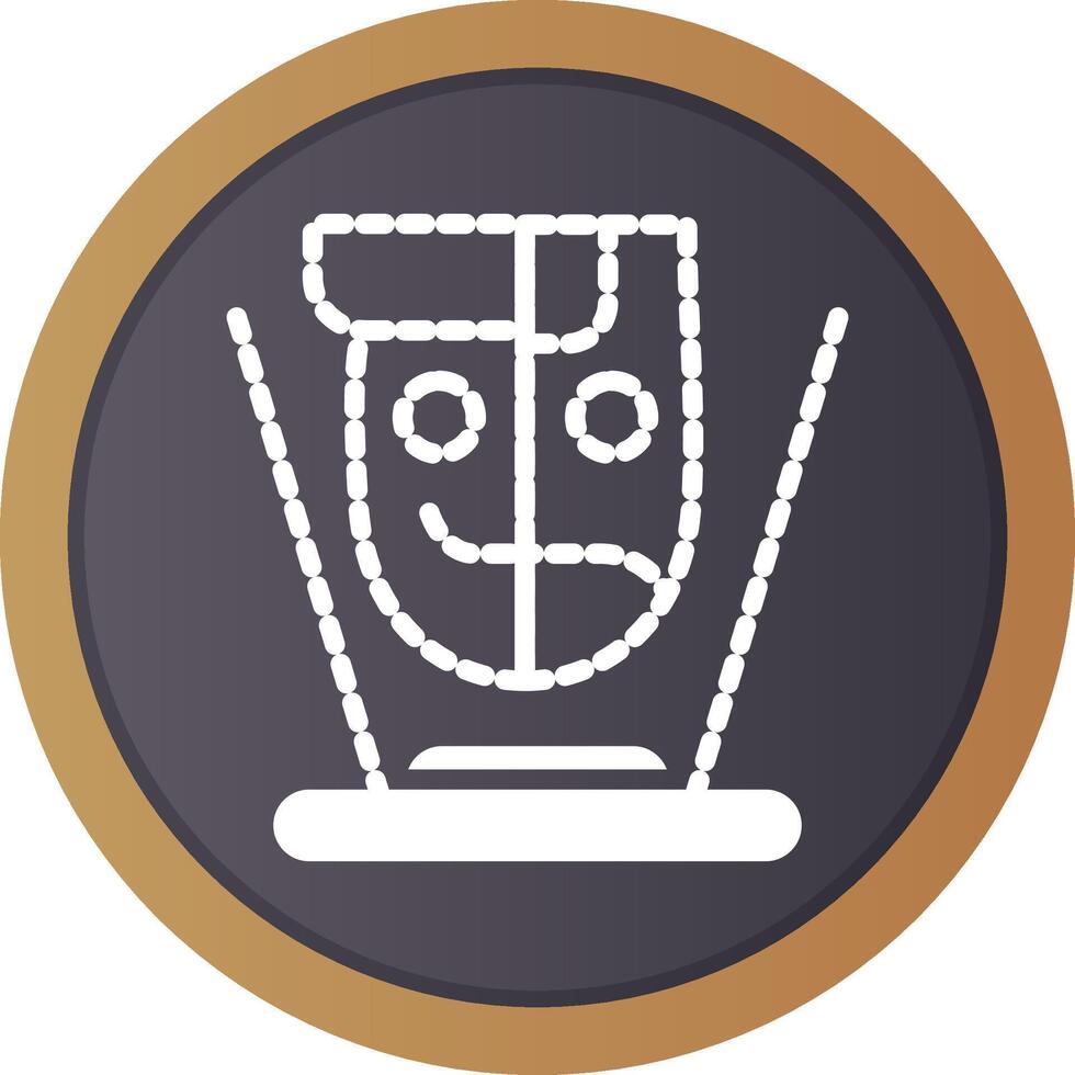 Hologram Creative Icon Design vector