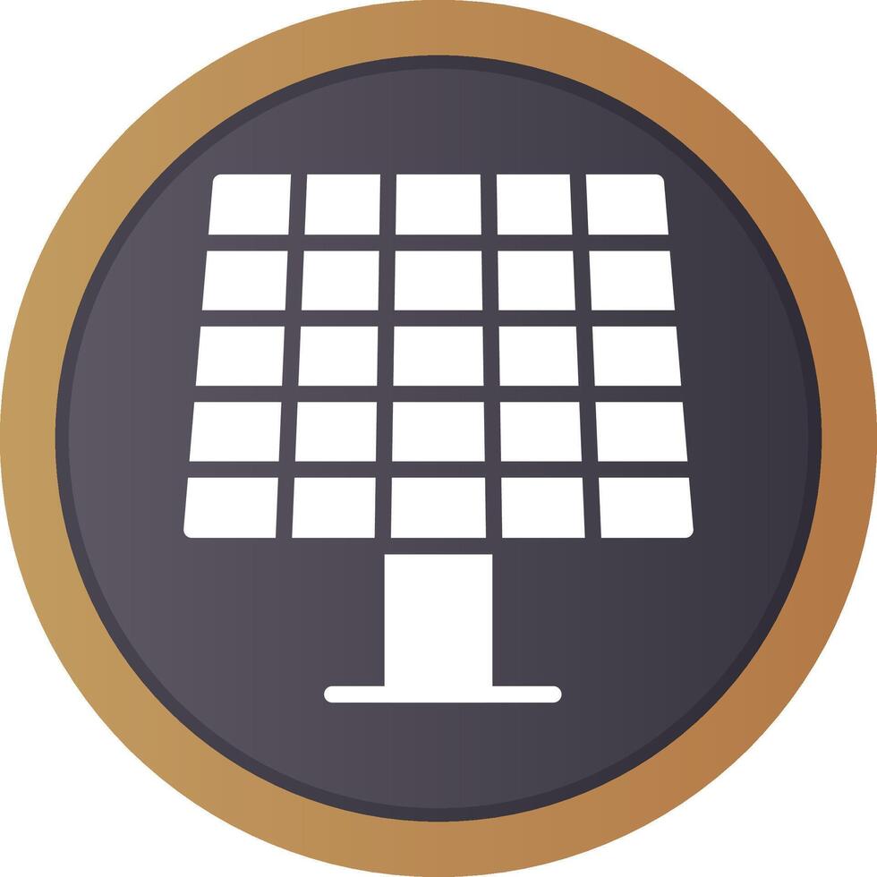 Solar Panel Creative Icon Design vector