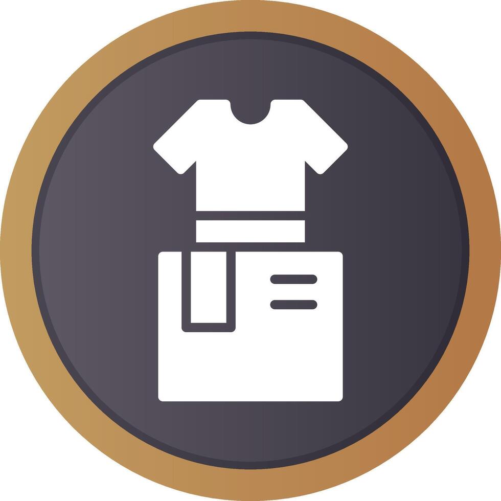 Clothes Box Creative Icon Design vector