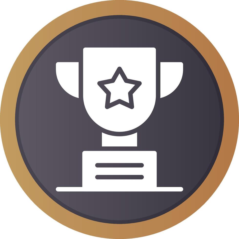 Trophy Creative Icon Design vector