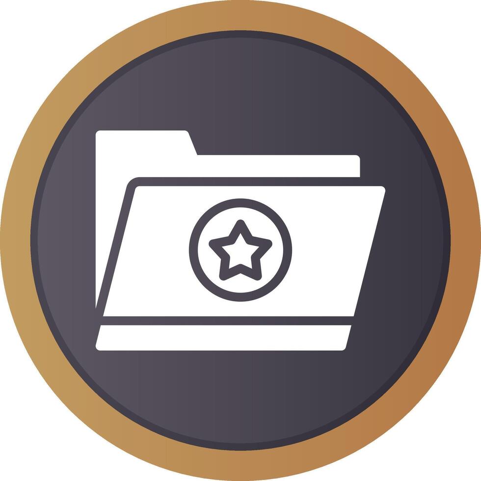 Favorite Folder Creative Icon Design vector