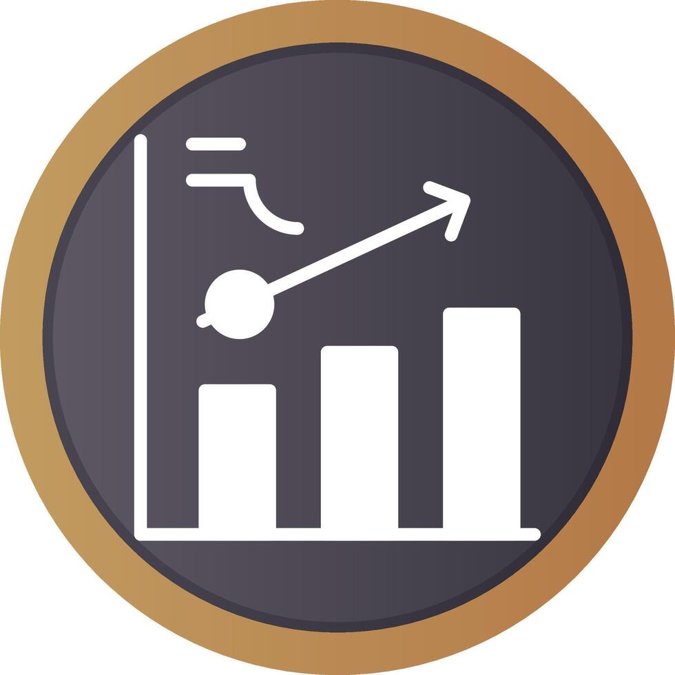 Clustered Bar Creative Icon Design vector