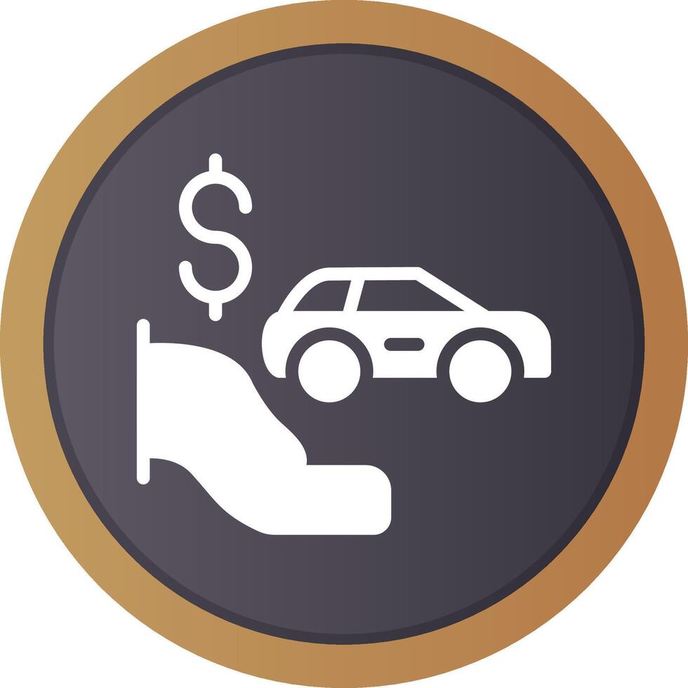 Dealer Holdback Creative Icon Design vector
