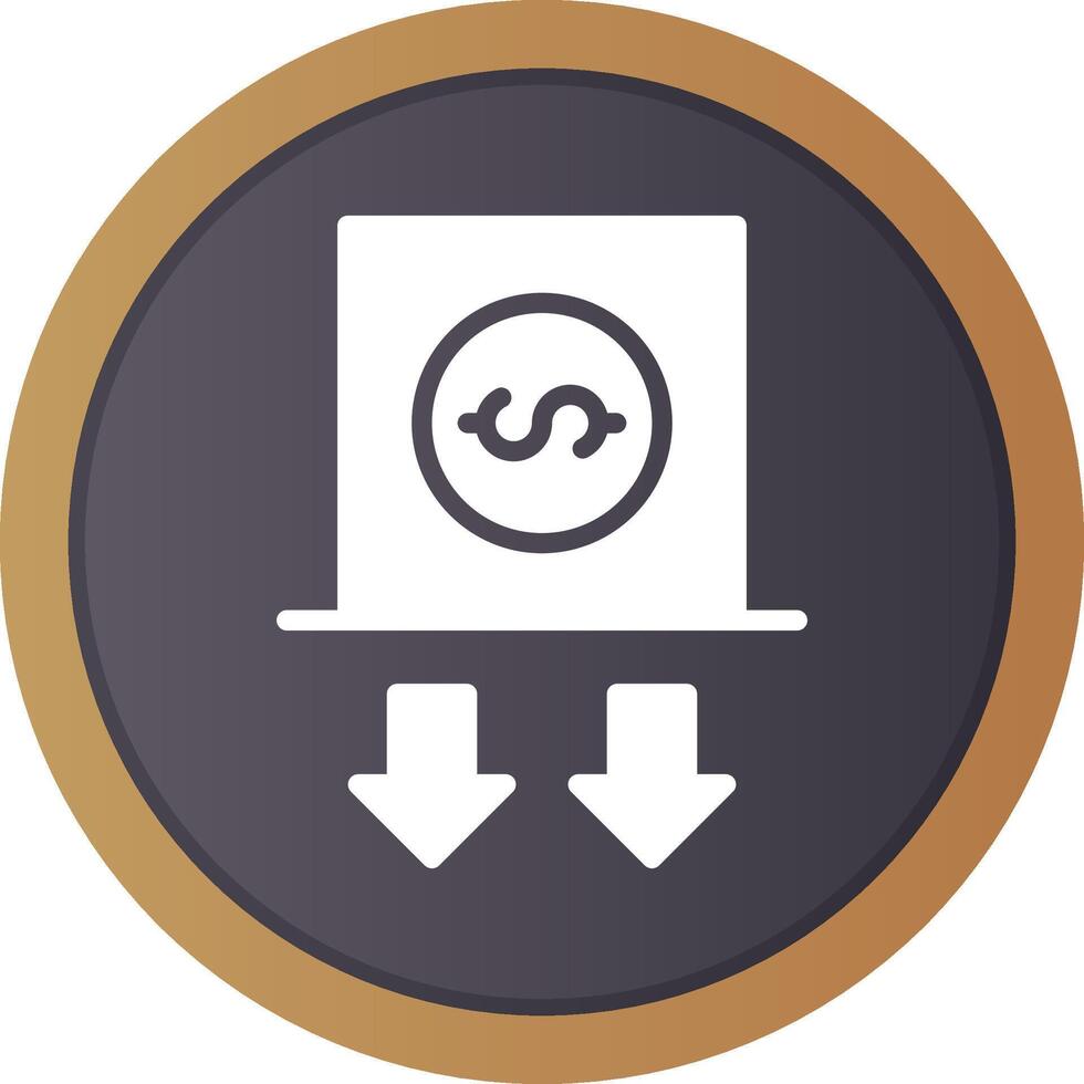 Deposit Creative Icon Design vector