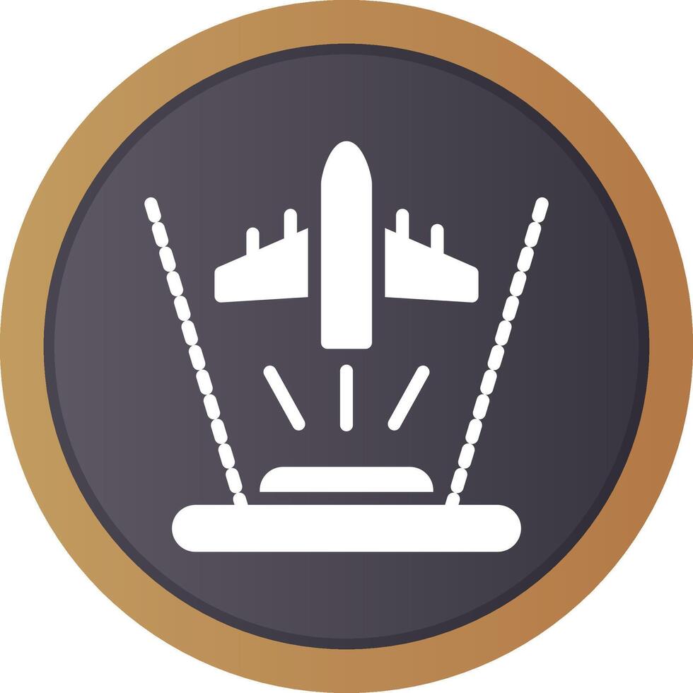 Ar Flight Training Creative Icon Design vector