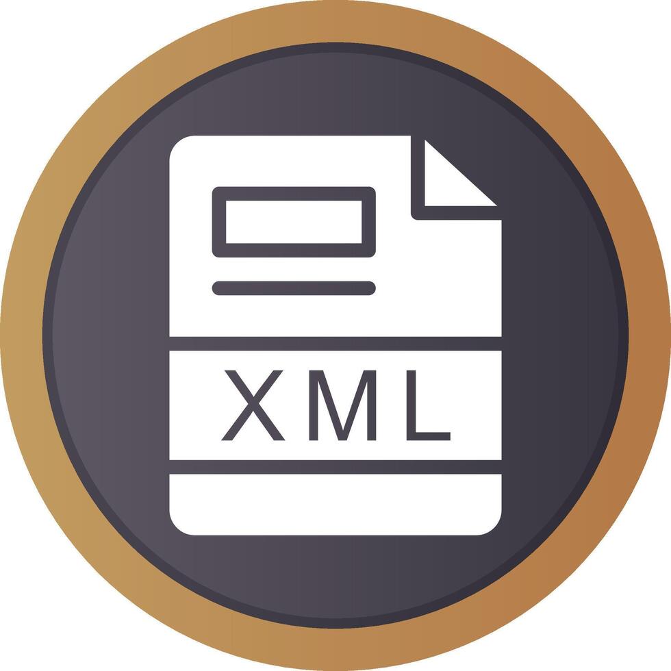 XML Creative Icon Design vector