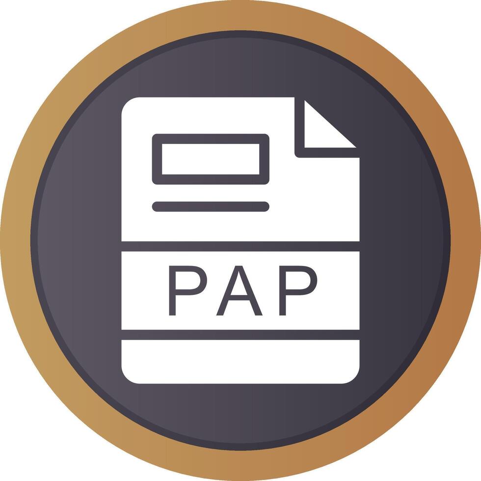 PAP Creative Icon Design vector