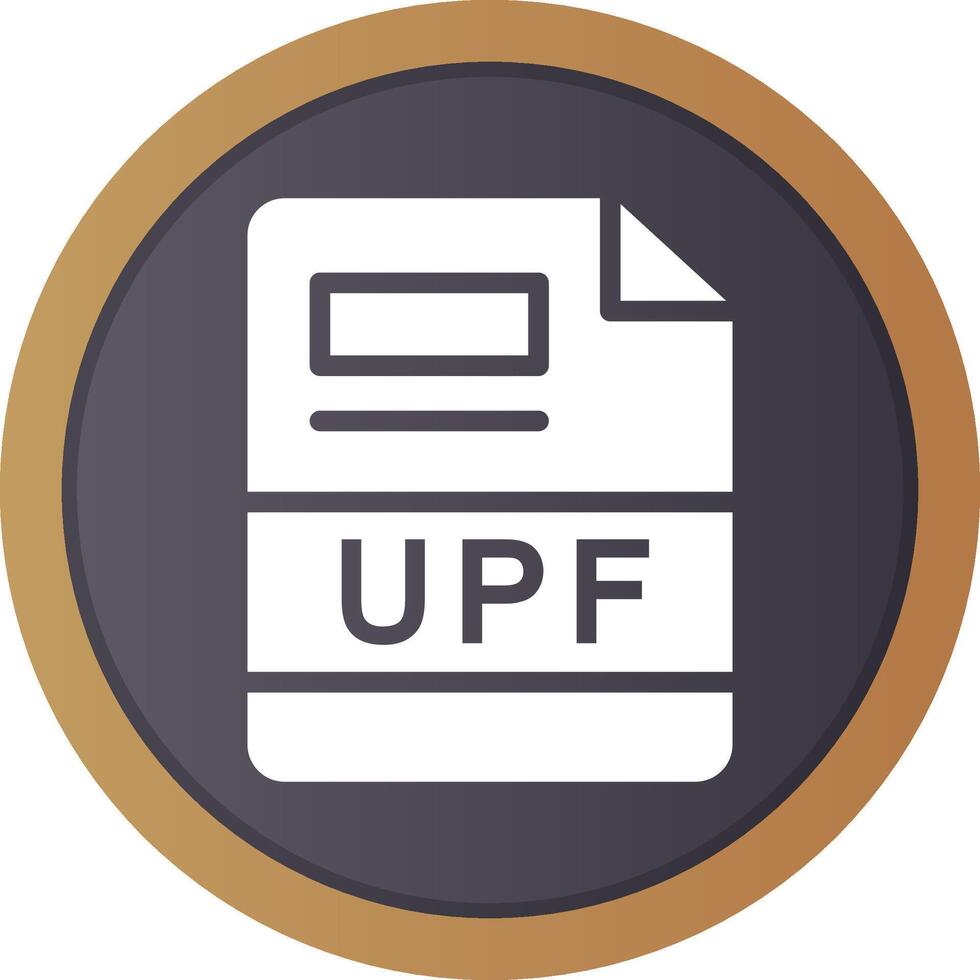 UPF Creative Icon Design vector