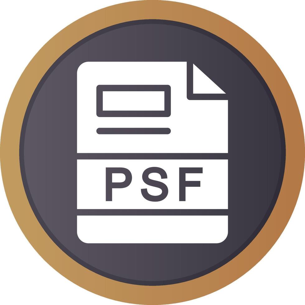 PSF Creative Icon Design vector
