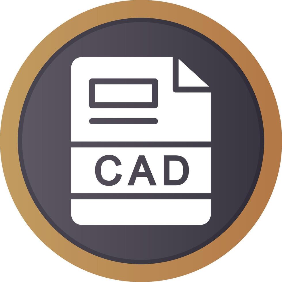 CAD Creative Icon Design vector
