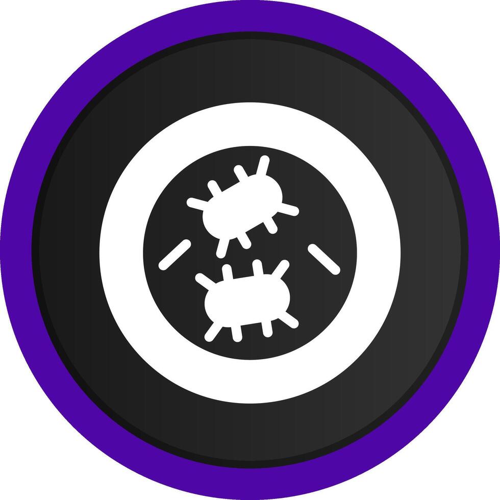 Petri Dish Creative Icon Design vector