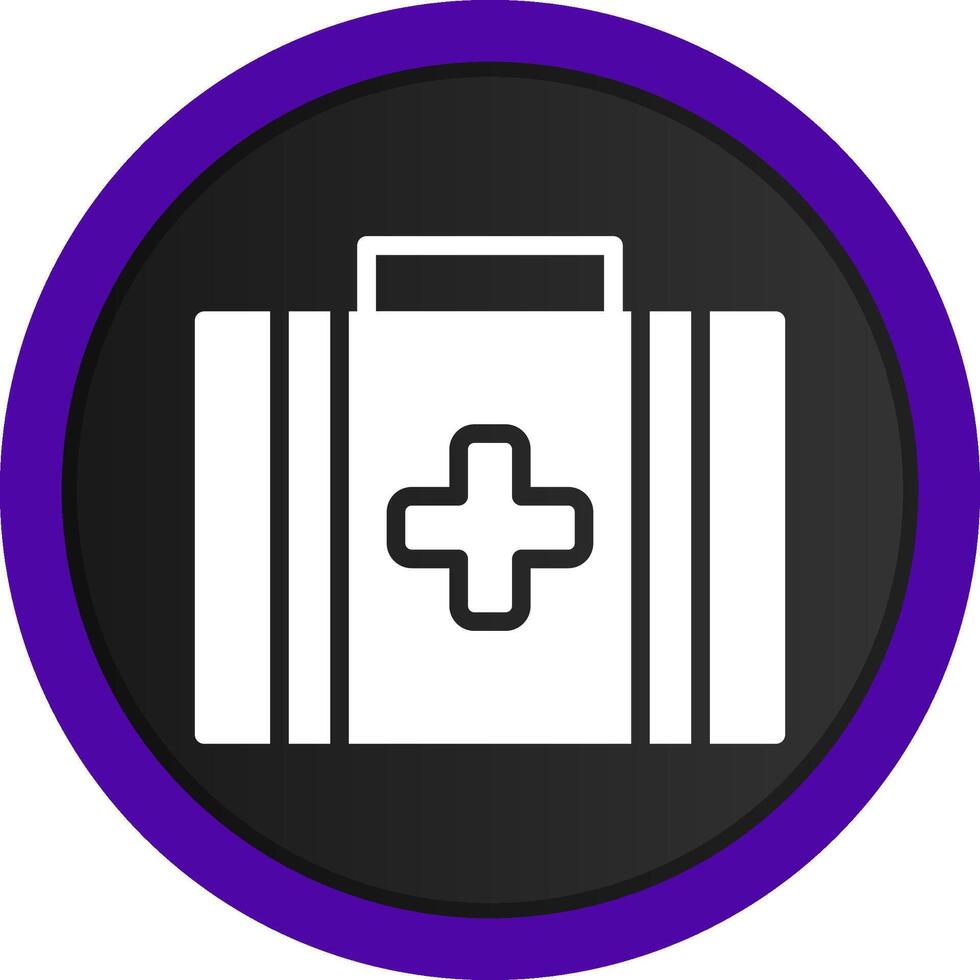 First Aid Kit Creative Icon Design vector