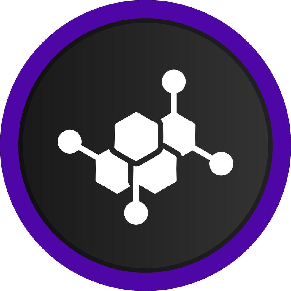 Molecule Creative Icon Design vector