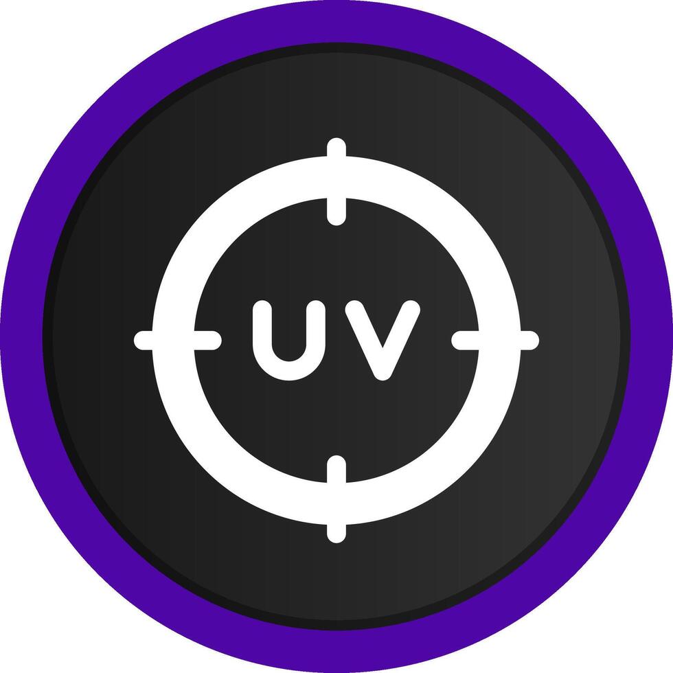 diseño de icono creativo uv vector