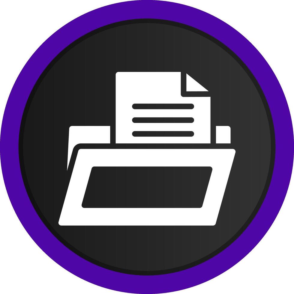 Folder Creative Icon Design vector