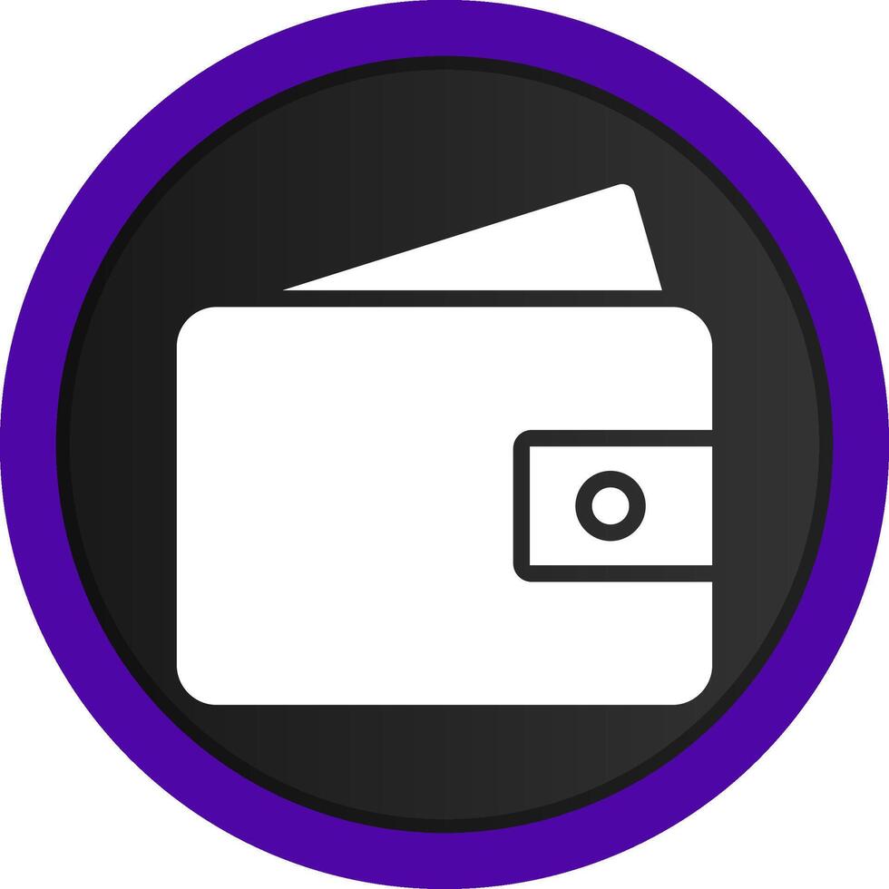 Wallet Creative Icon Design vector