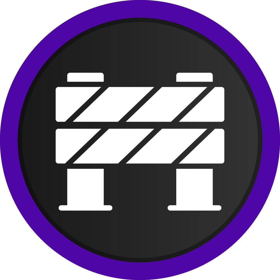 Barrier Creative Icon Design vector