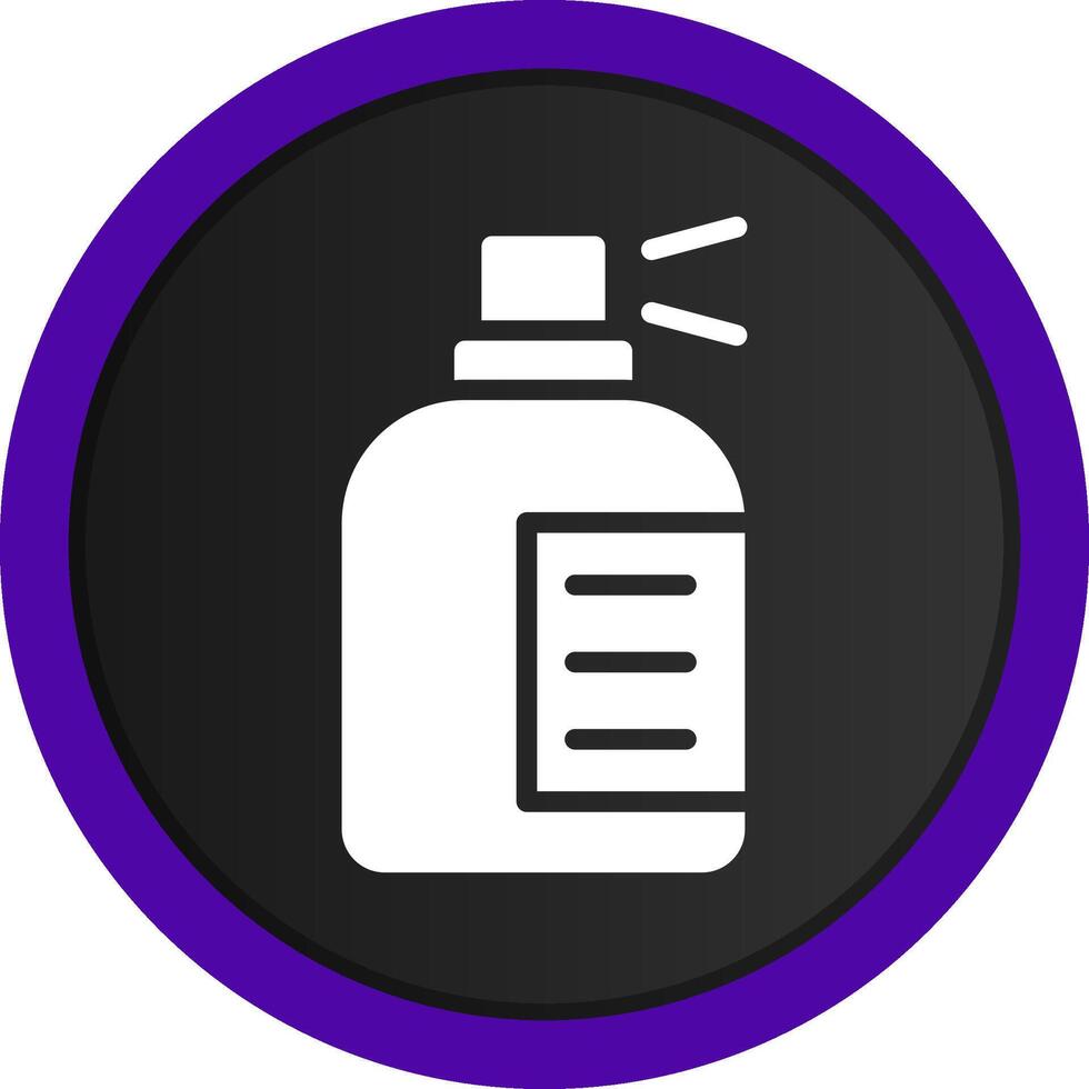 Spray Bottle Creative Icon Design vector