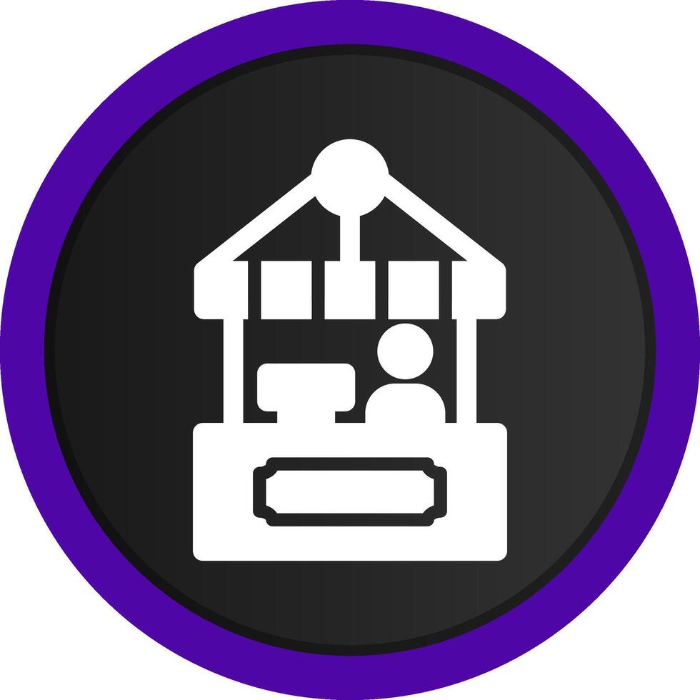Ticket Office Creative Icon Design vector