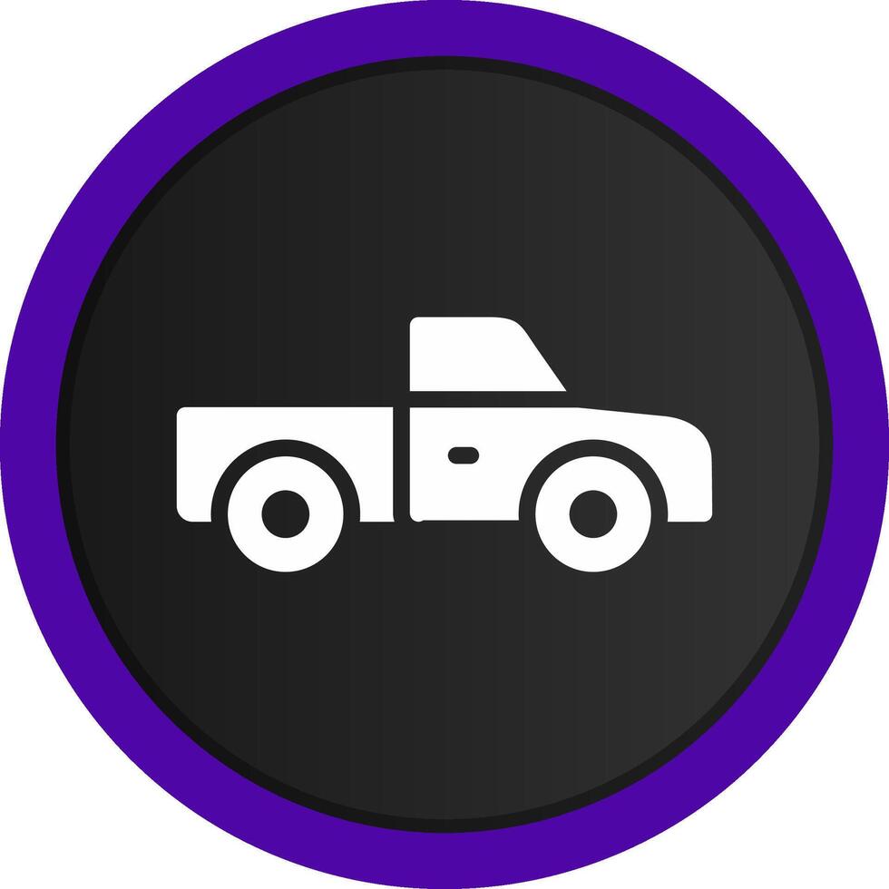 Pickup Truck Creative Icon Design vector