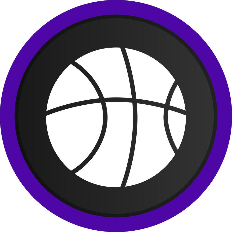 diseño de icono creativo de baloncesto vector