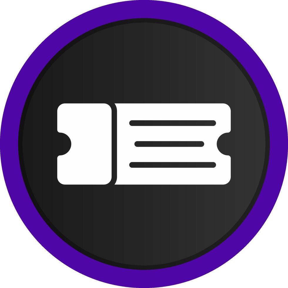 Ticket Creative Icon Design vector