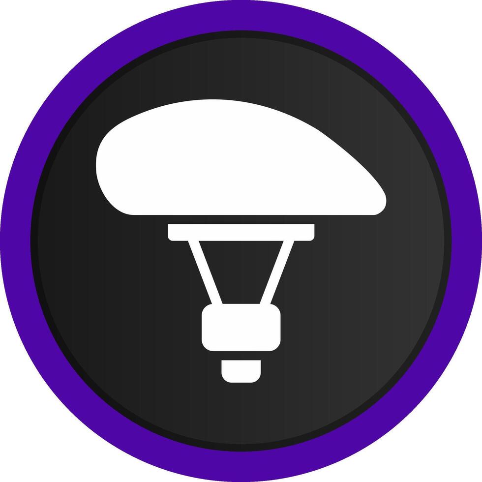 Bike Helmet Creative Icon Design vector