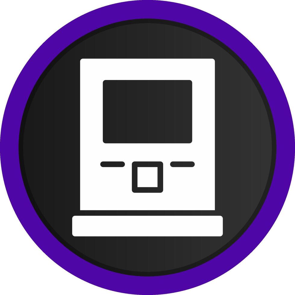 Atm Machine Creative Icon Design vector