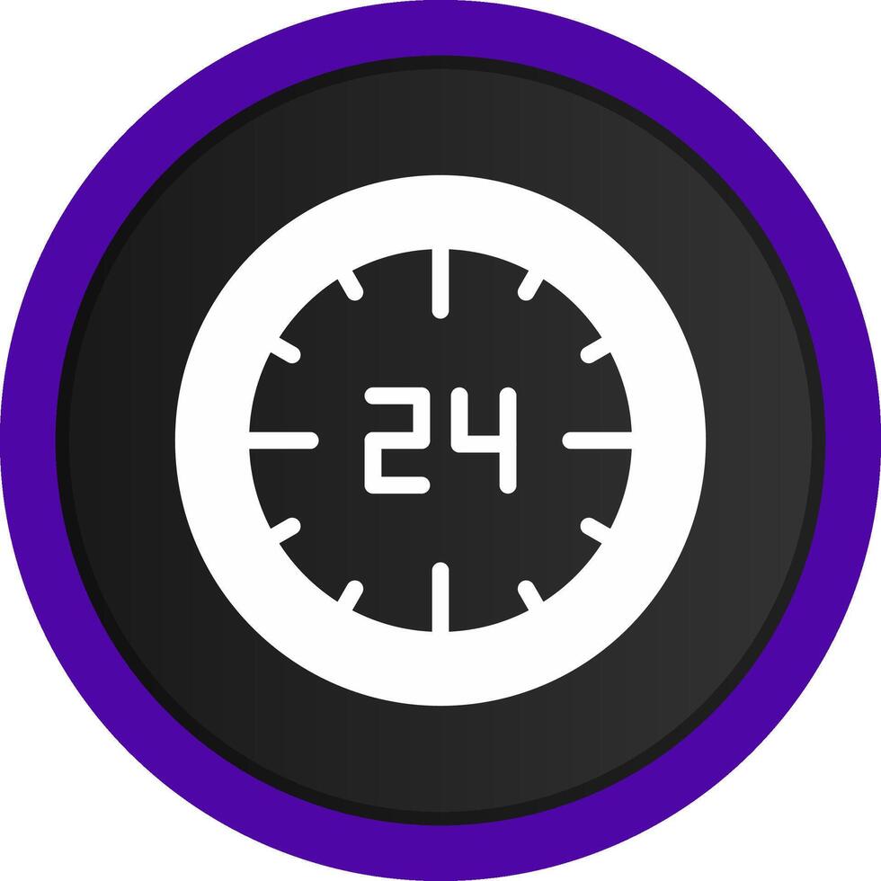 Hours Creative Icon Design vector