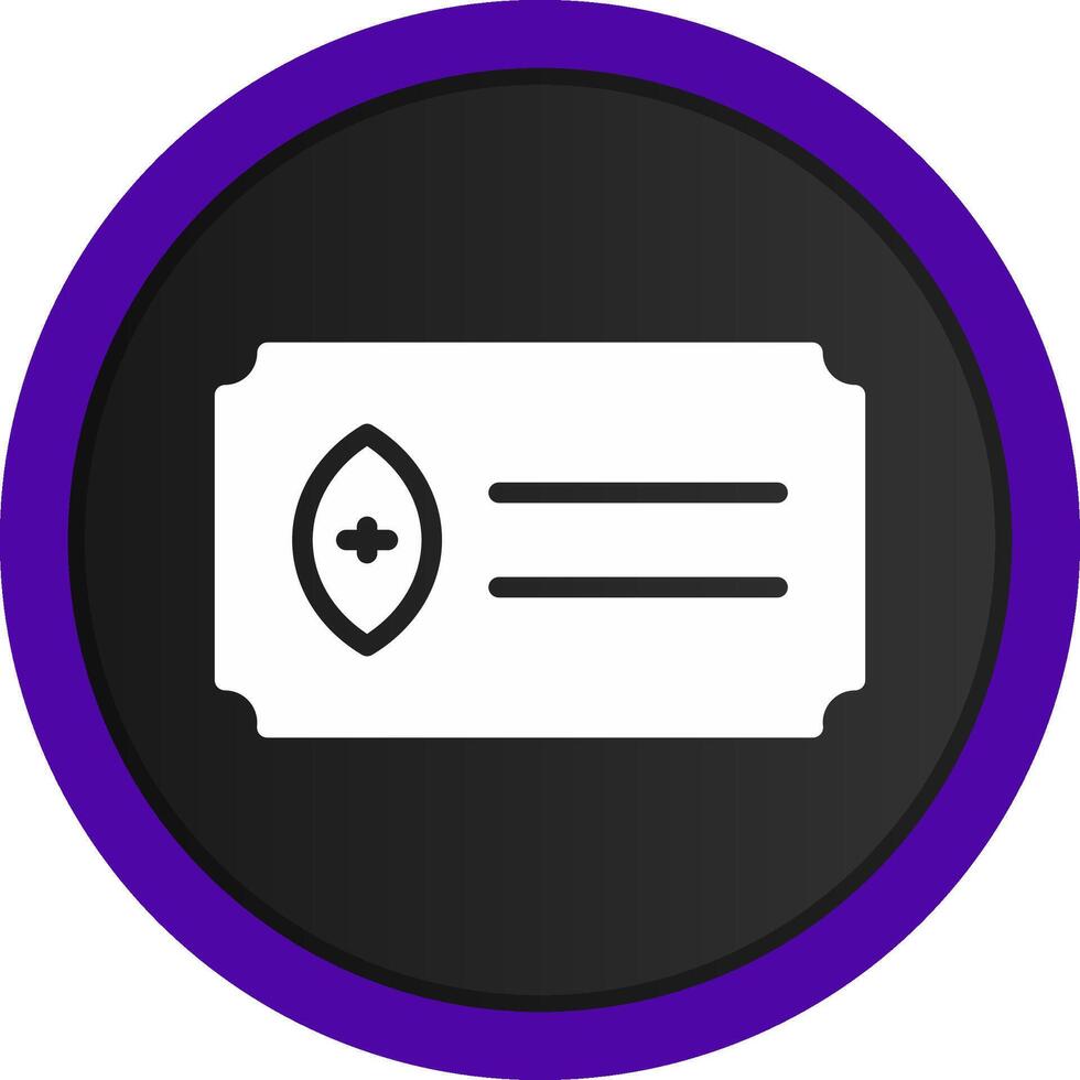 Ticket Creative Icon Design vector