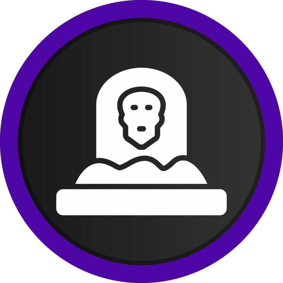 Grave Creative Icon Design vector