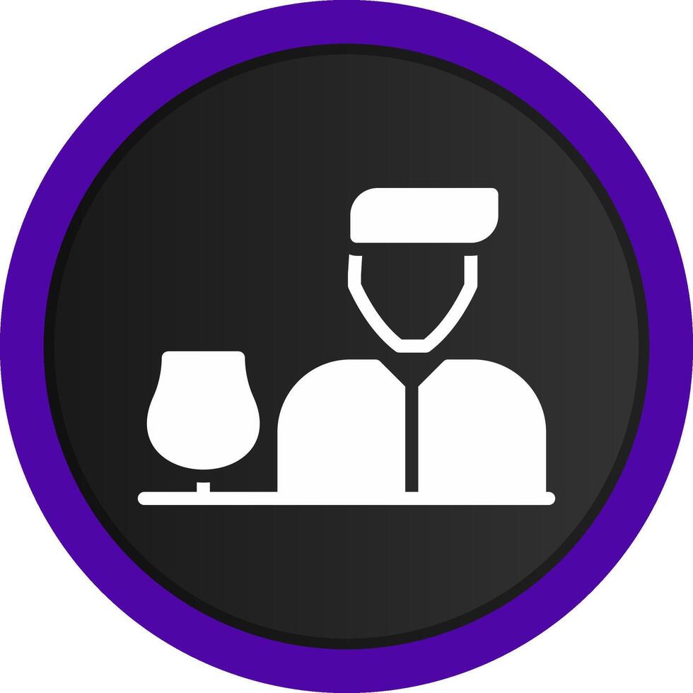 Bartender Creative Icon Design vector