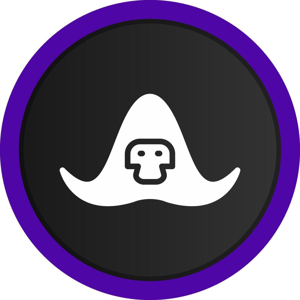 diseño de icono creativo de sombrero vector