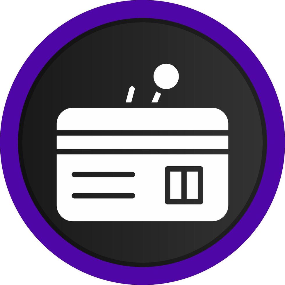 Phishing Credit Card Creative Icon Design vector