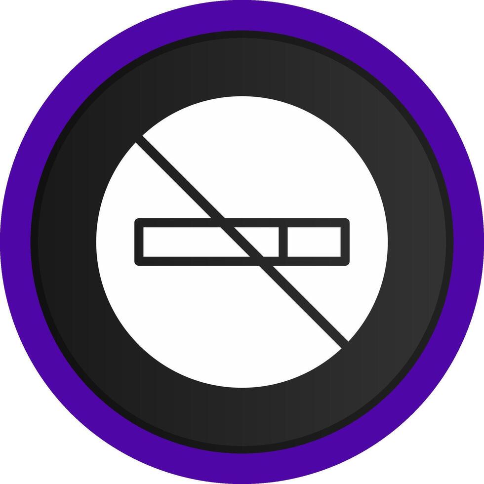 No Smoke Creative Icon Design vector