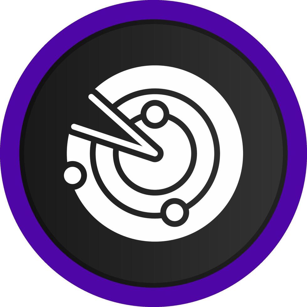 Radar Creative Icon Design vector