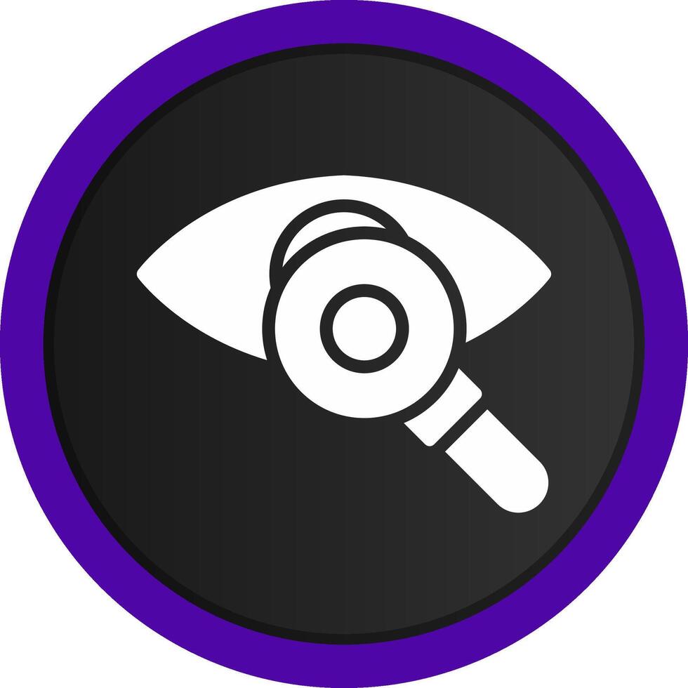 Eye Test Creative Icon Design vector