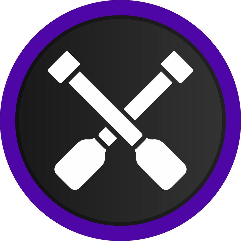 Rowing Creative Icon Design vector
