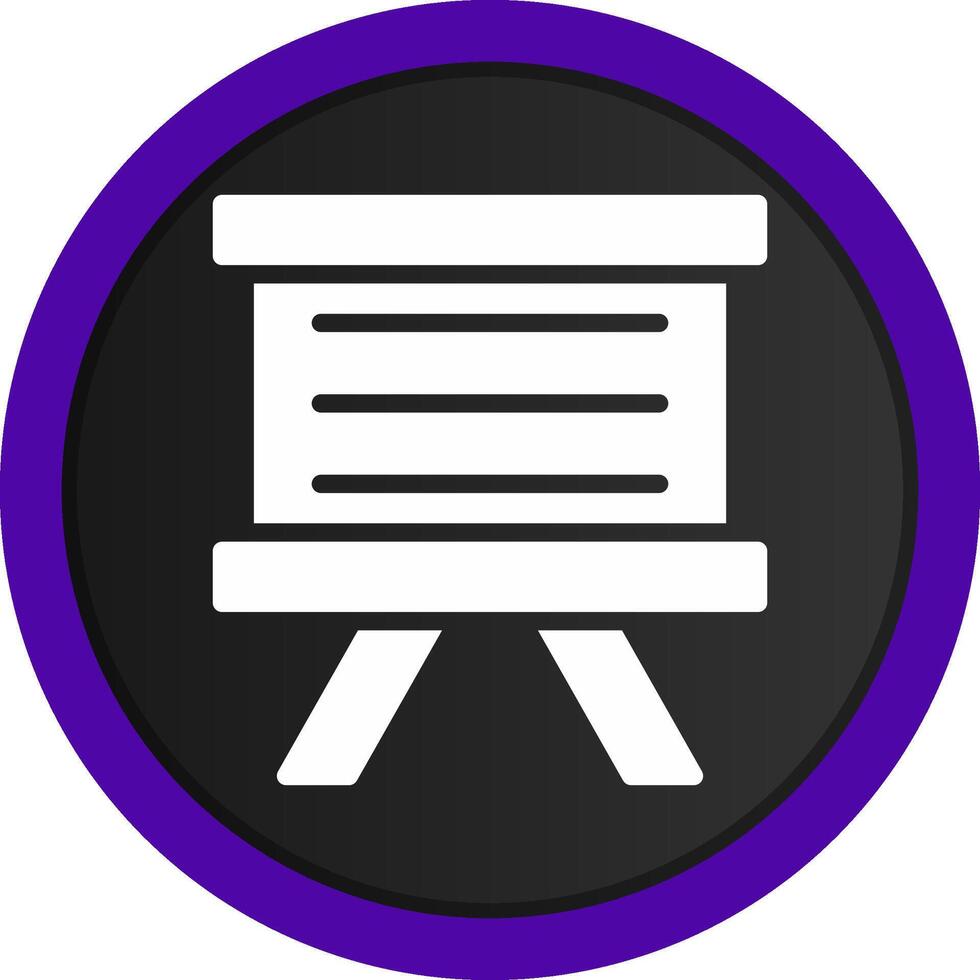 White Board Creative Icon Design vector