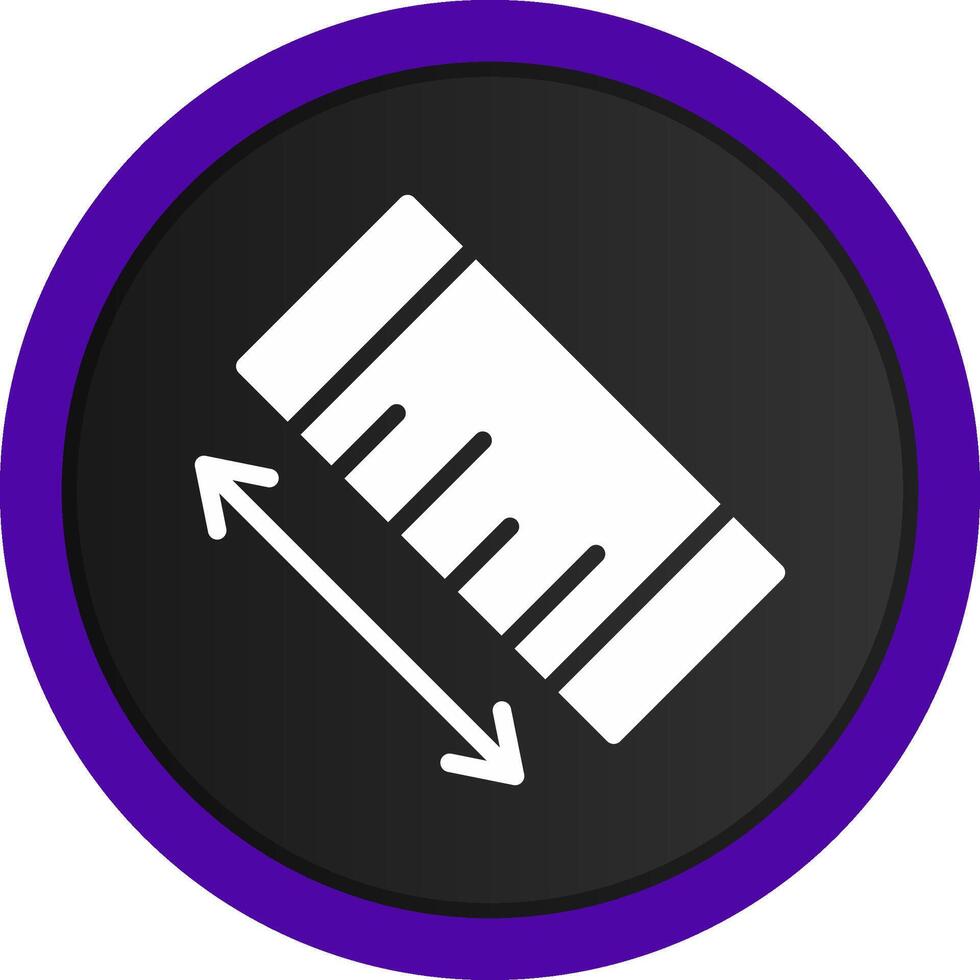 Ruler Creative Icon Design vector