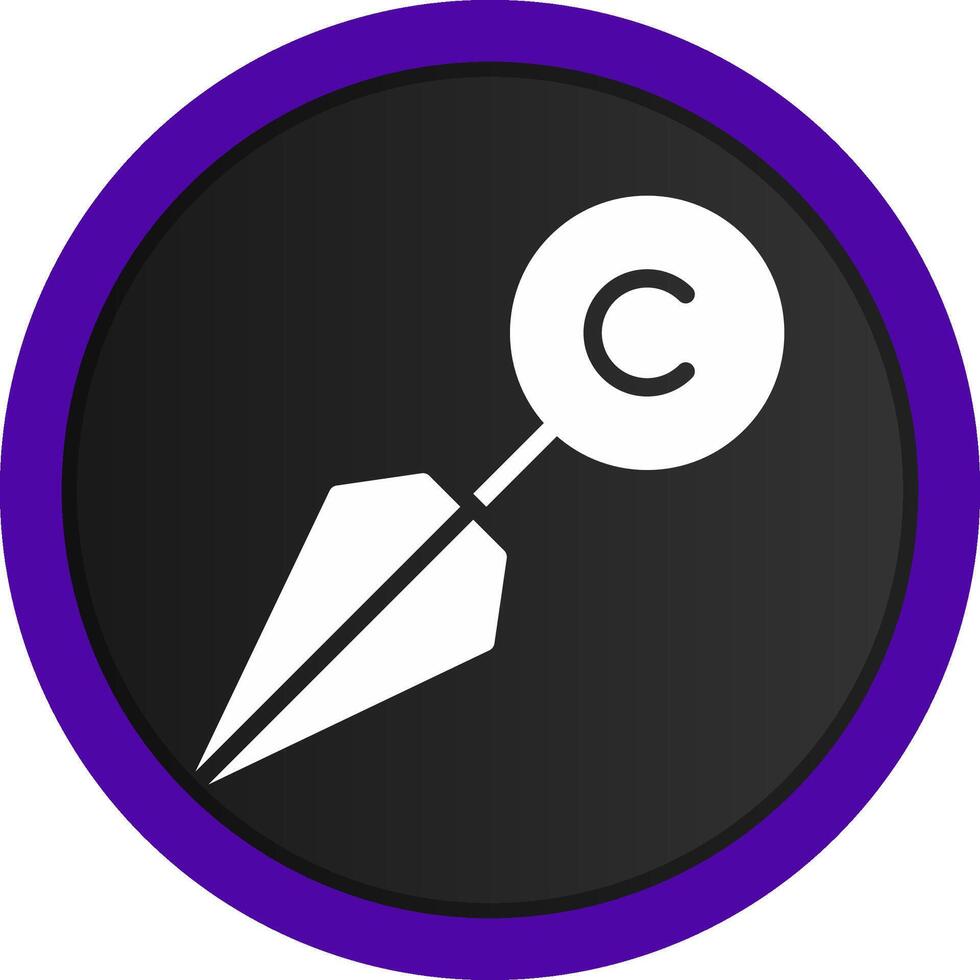 Kunai Creative Icon Design vector