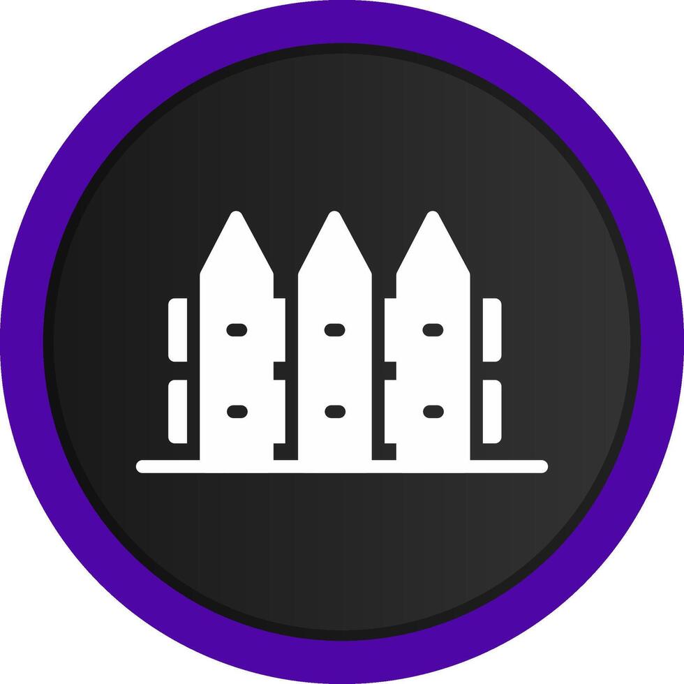 Fence Creative Icon Design vector
