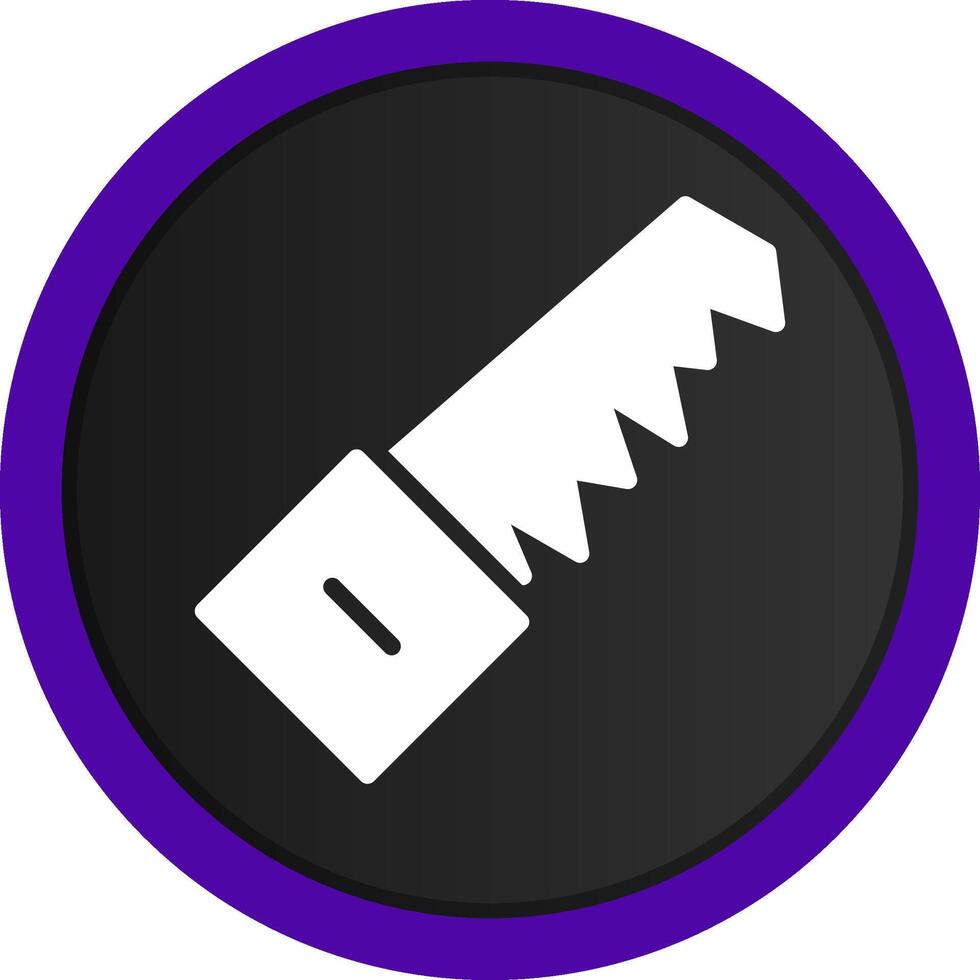 Saw Creative Icon Design vector