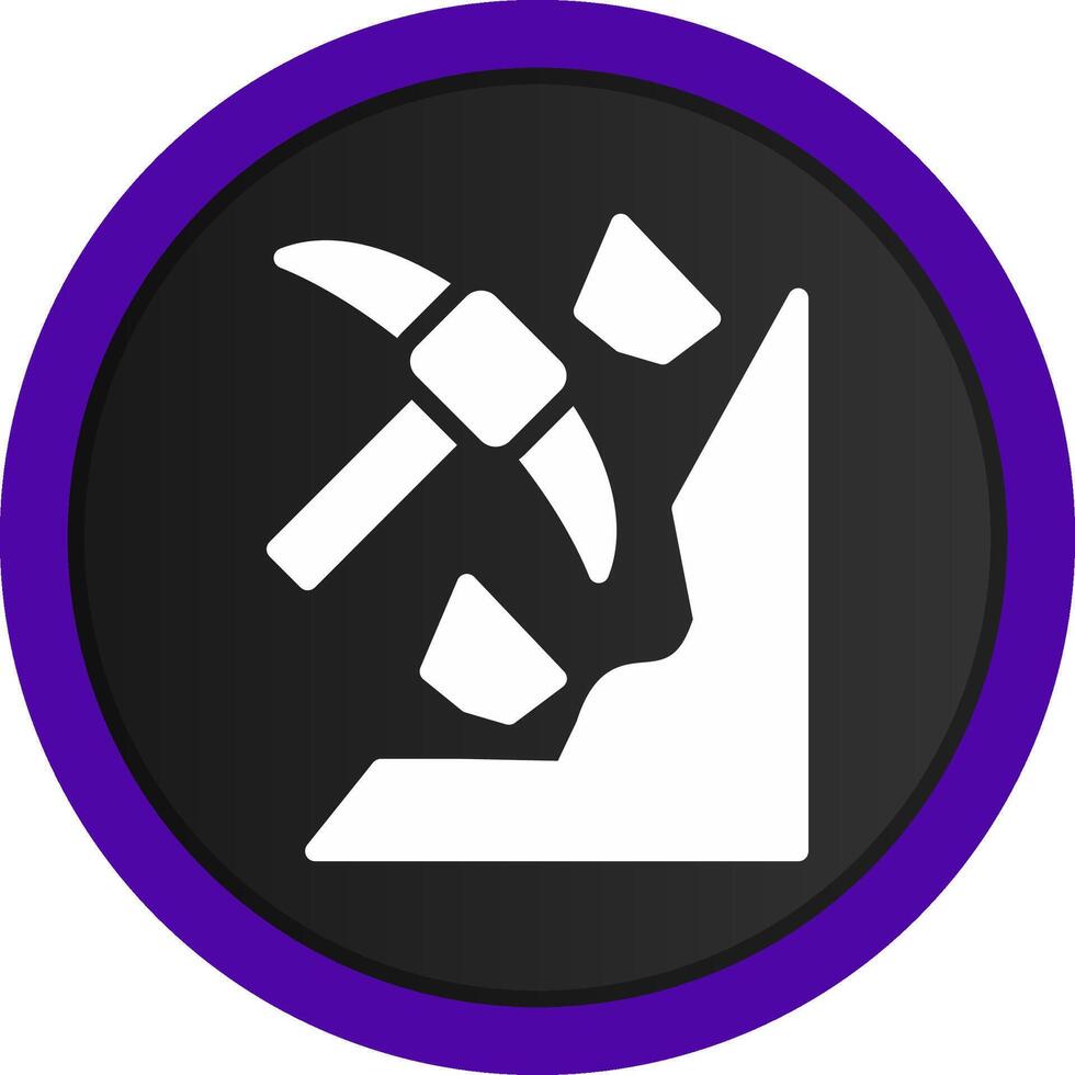 Mining Creative Icon Design vector